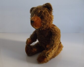 vintage teddy bear, mohair bear, German bear, old toy bear