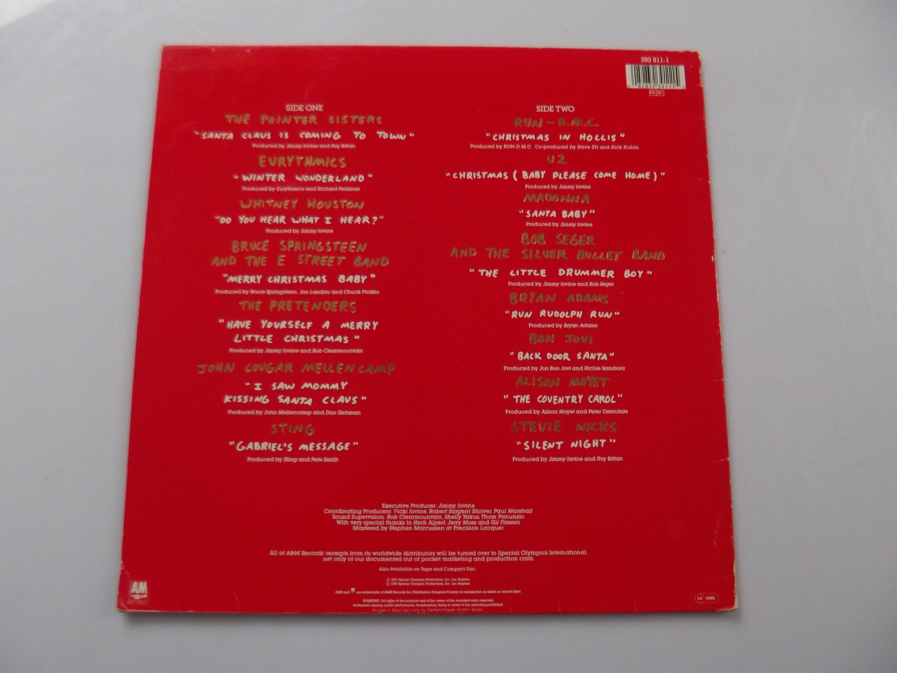 Keith Haring - A Very Special Christmas, Vinyl Record Album Keith Haring - A Very Special Christmas, Vinyl Record Album