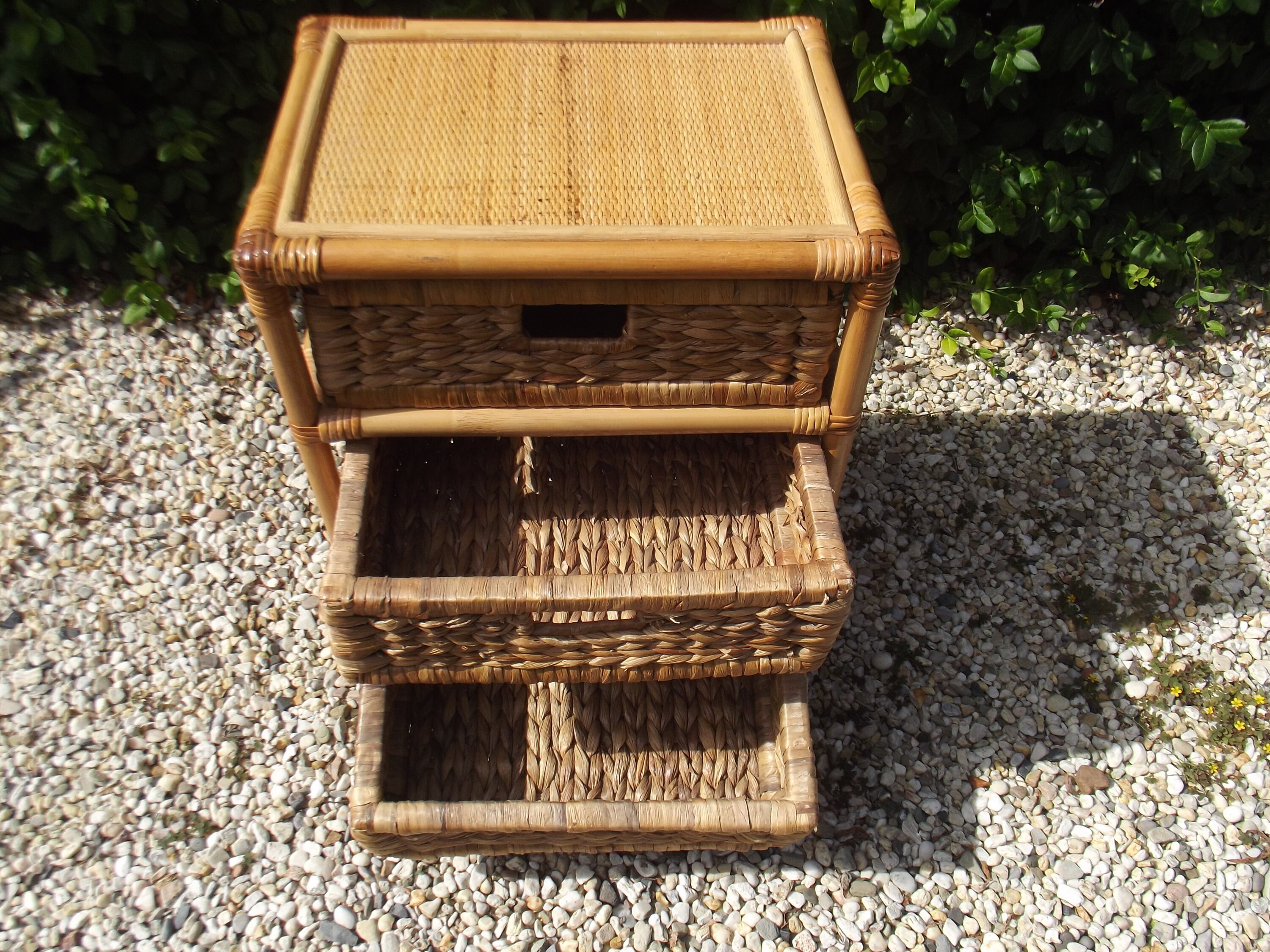 Bambus und Rattanschrank Wandschrank Badezimmerschrank | Etsy