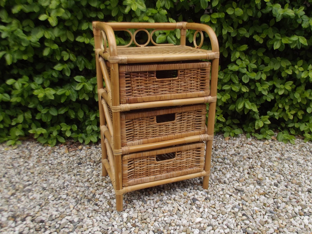 Bamboo and Ratan Wall Bedside Etsy UK