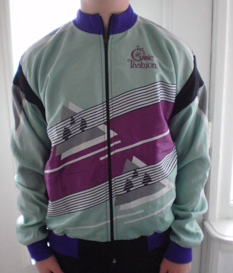 retro cycling jacket