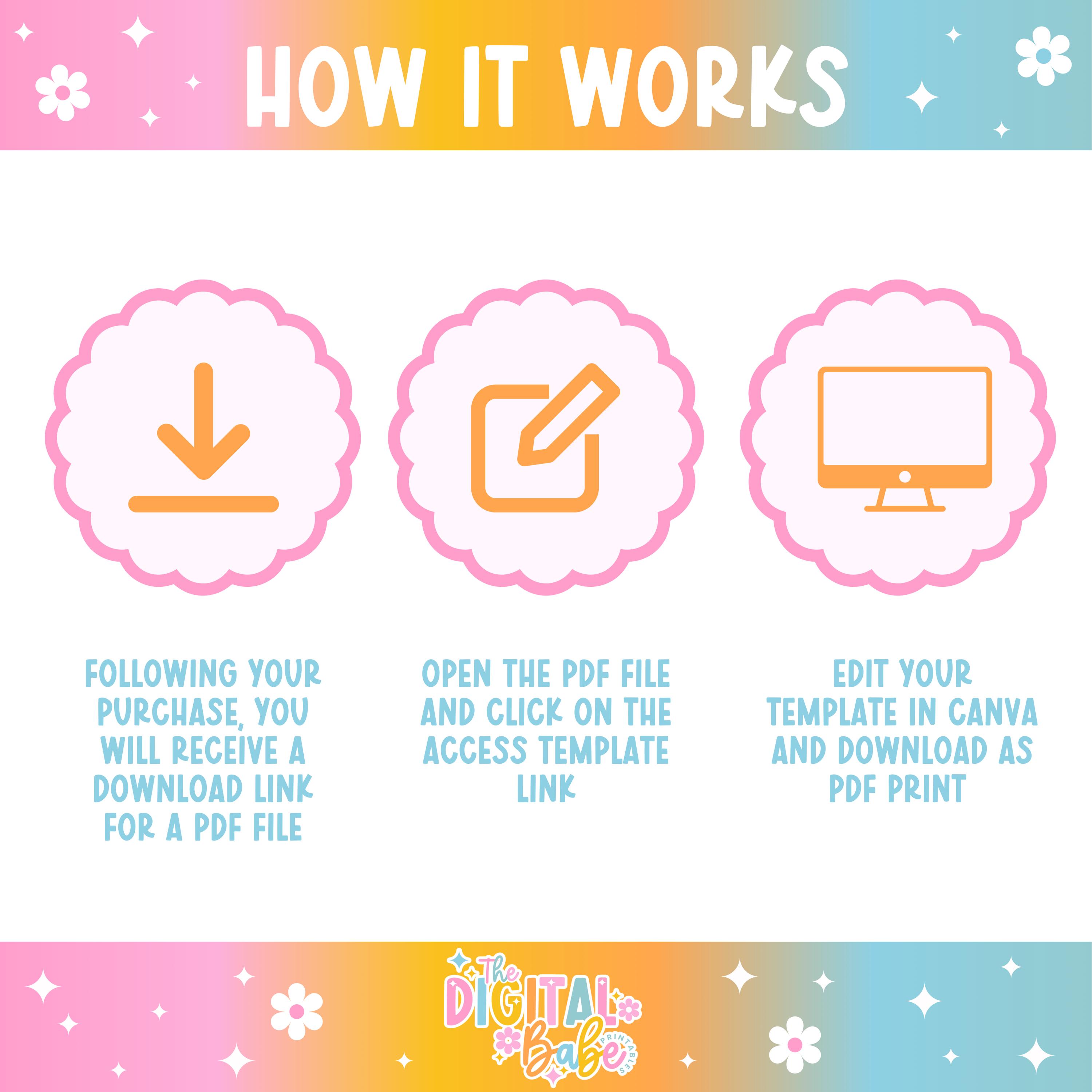Digital Babe Bluey Template Kit