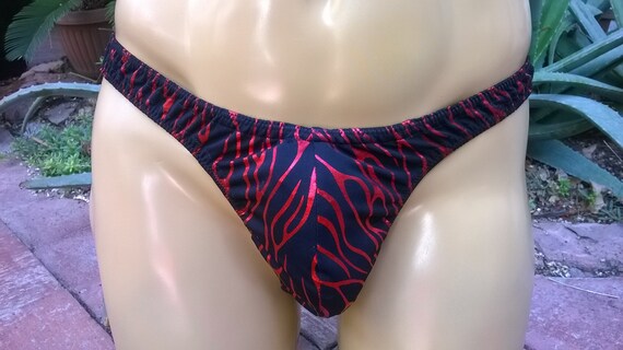 mens custom thong swimwear