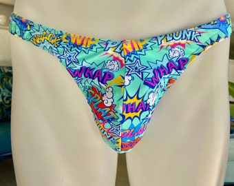 Mens Thong Swimsuit, Mens G String, Dance Support, Swimwear