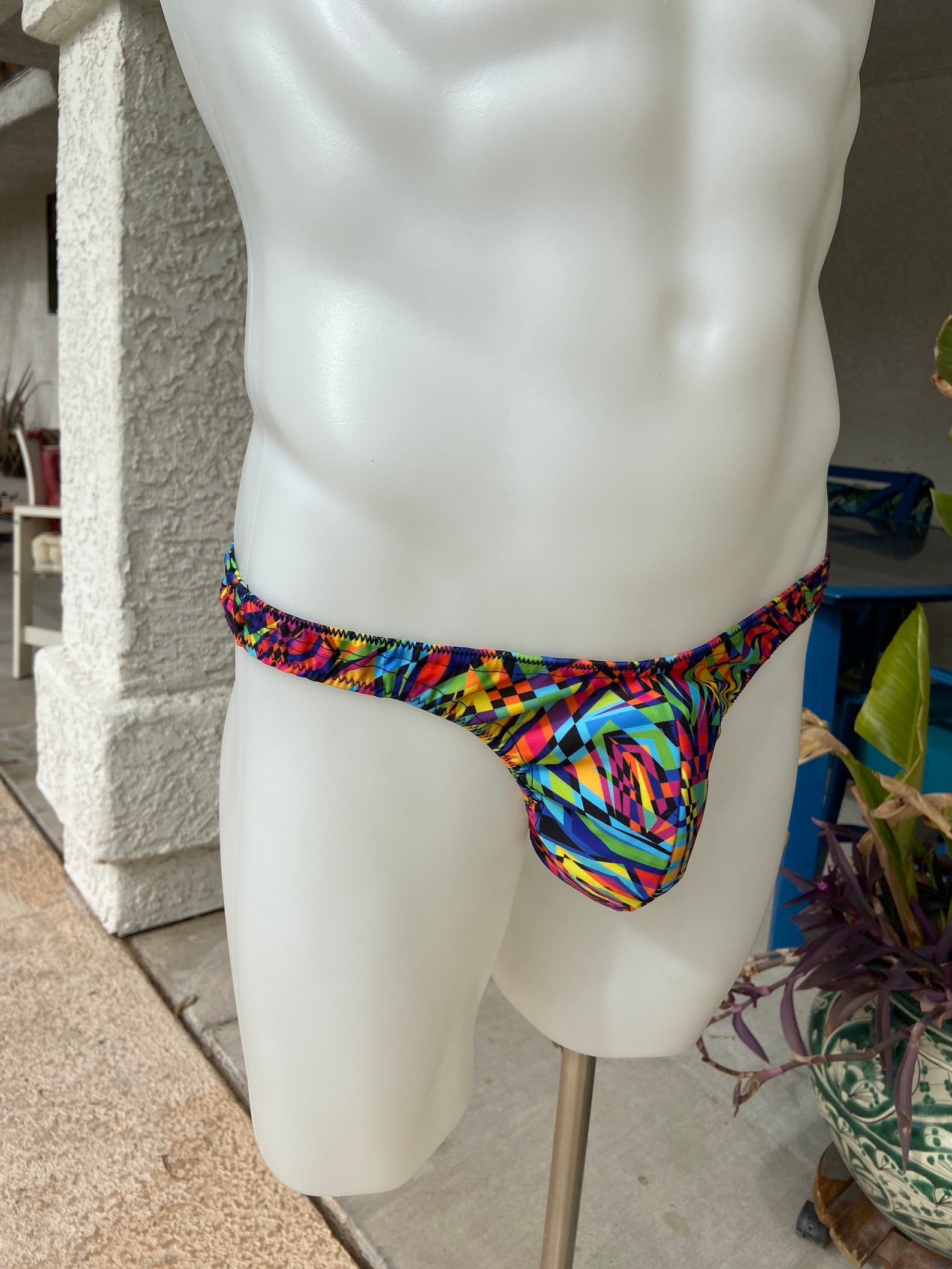 Men's thong swimsuit G String Dance Support Swimwear Etsy