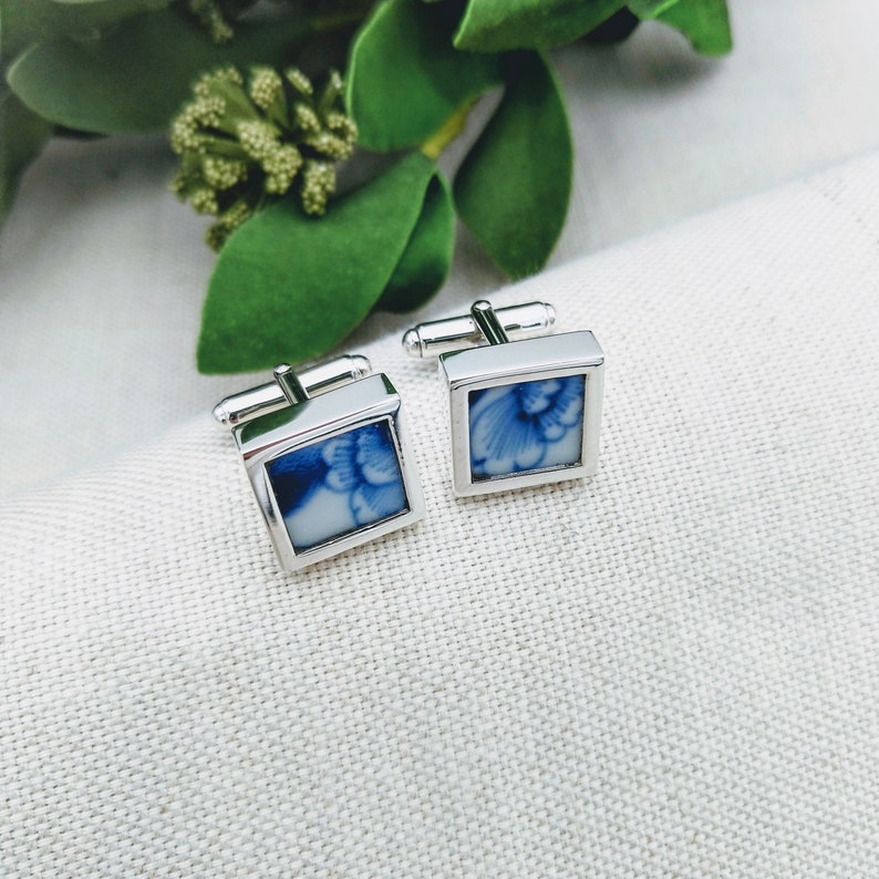 Nanking Cargo Cufflinks in Sterling Silver