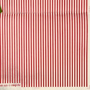 Stripe Underglaze Ceramic Transfer Decal - Tissue / Rice Paper - RED