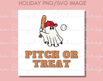HALLOWEEN BASEBALL PNG svg | Sublimation | Printable