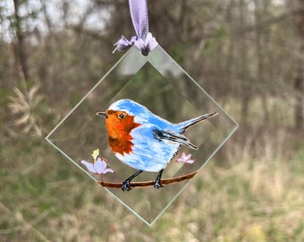 Bluebird suncatcher