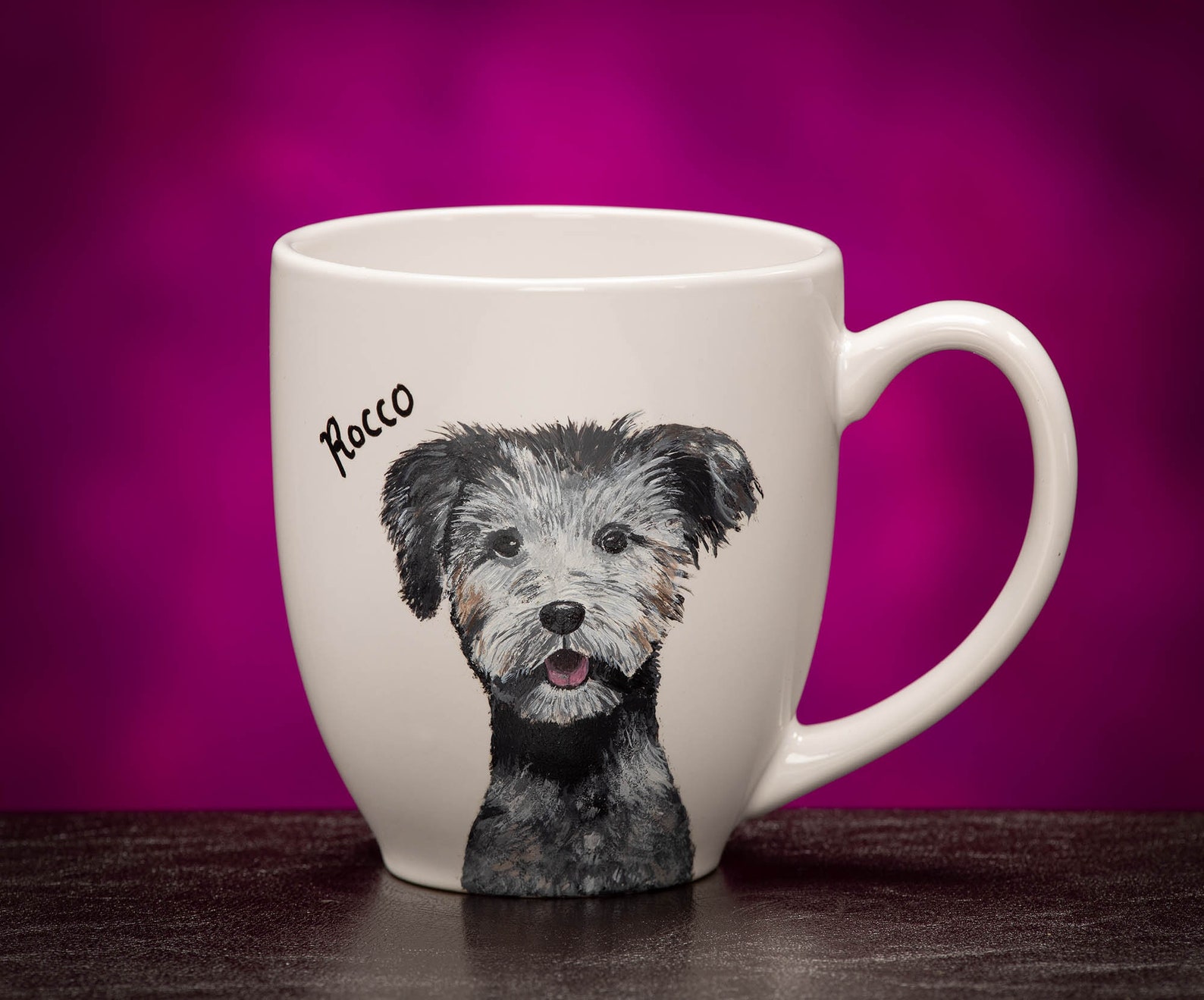 Custom Pet Portrait Mug Custom Pet Face Custom Dog Mug Dog Etsy