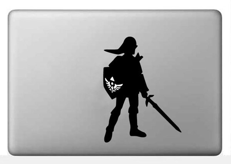 Macbook Decal Sticker Laptop Decal Sticker Link Zelda Etsy