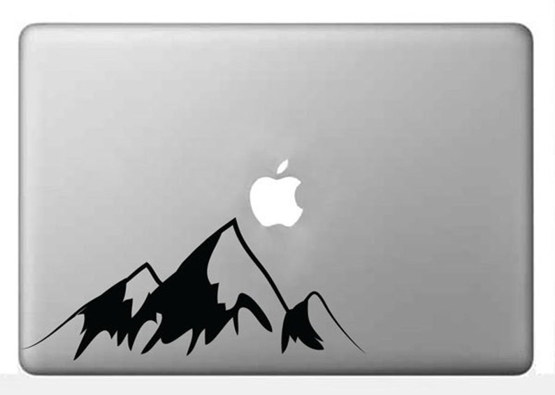 Macbook Decal Sticker Laptop Vinyl Decal Mountain Decal Etsy