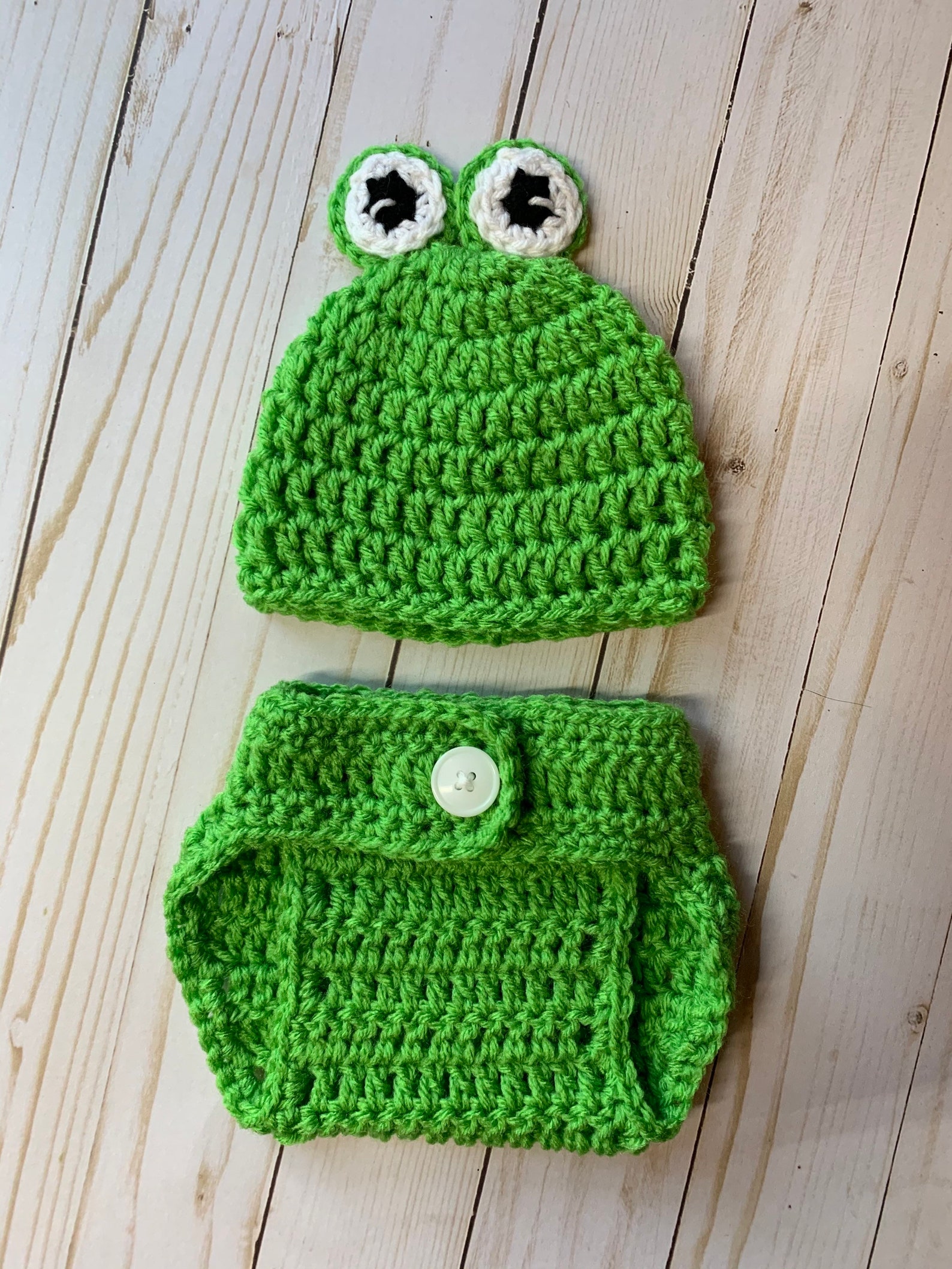 Frog Outfit Newborn Frog Outfit Newborn Photo Prop Photo Etsy