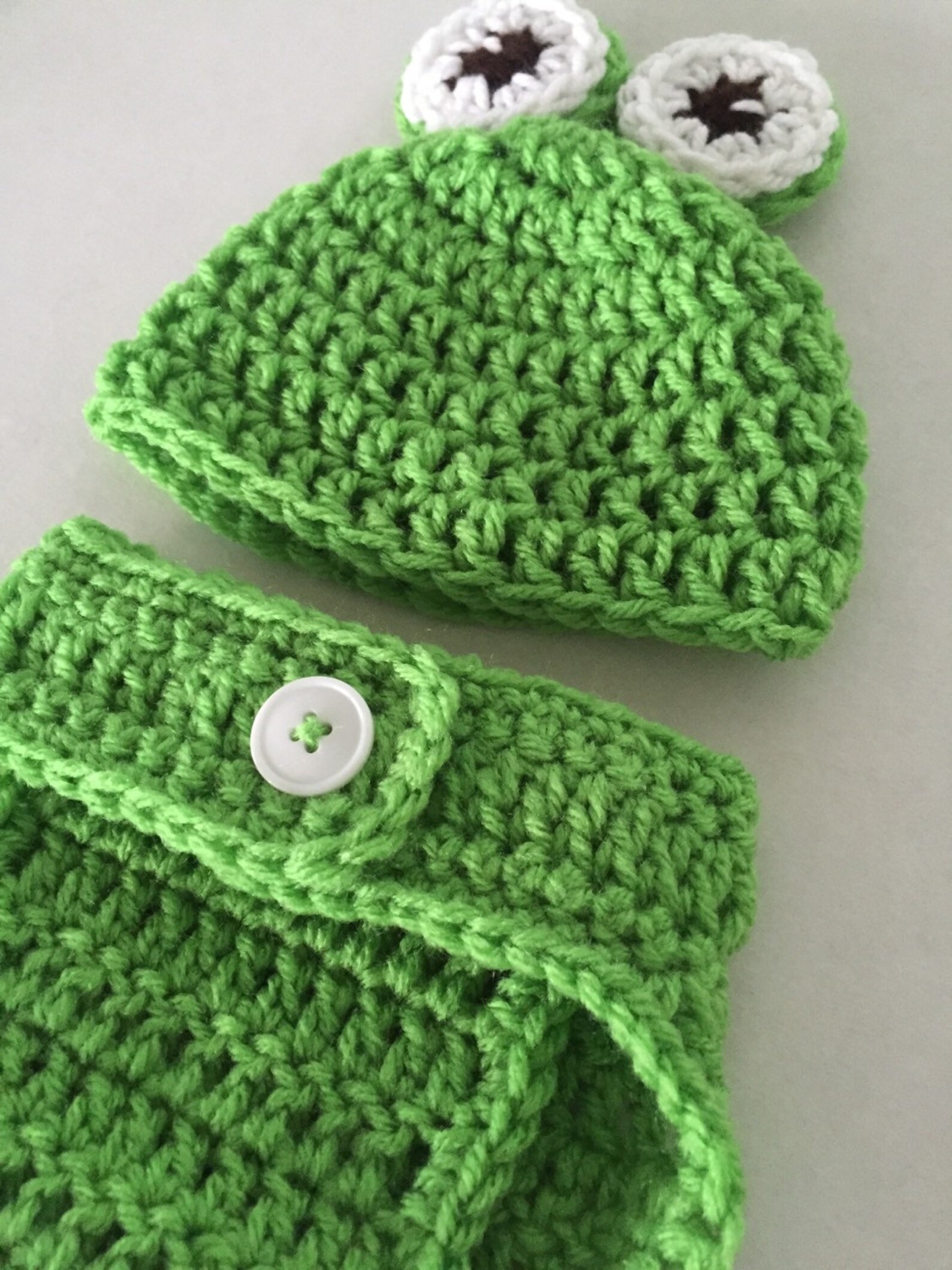 Frog Outfit Newborn Frog Outfit Newborn Photo Prop Photo Etsy