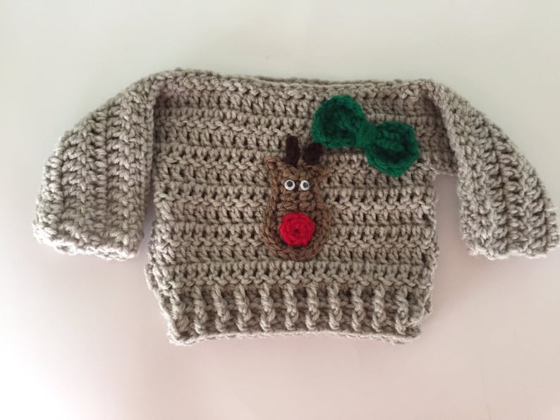 Crochet Sweater Ugly Sweater Ready to ship. Christmas Sweater Crochet Ugly Christmas Sweater Sweater