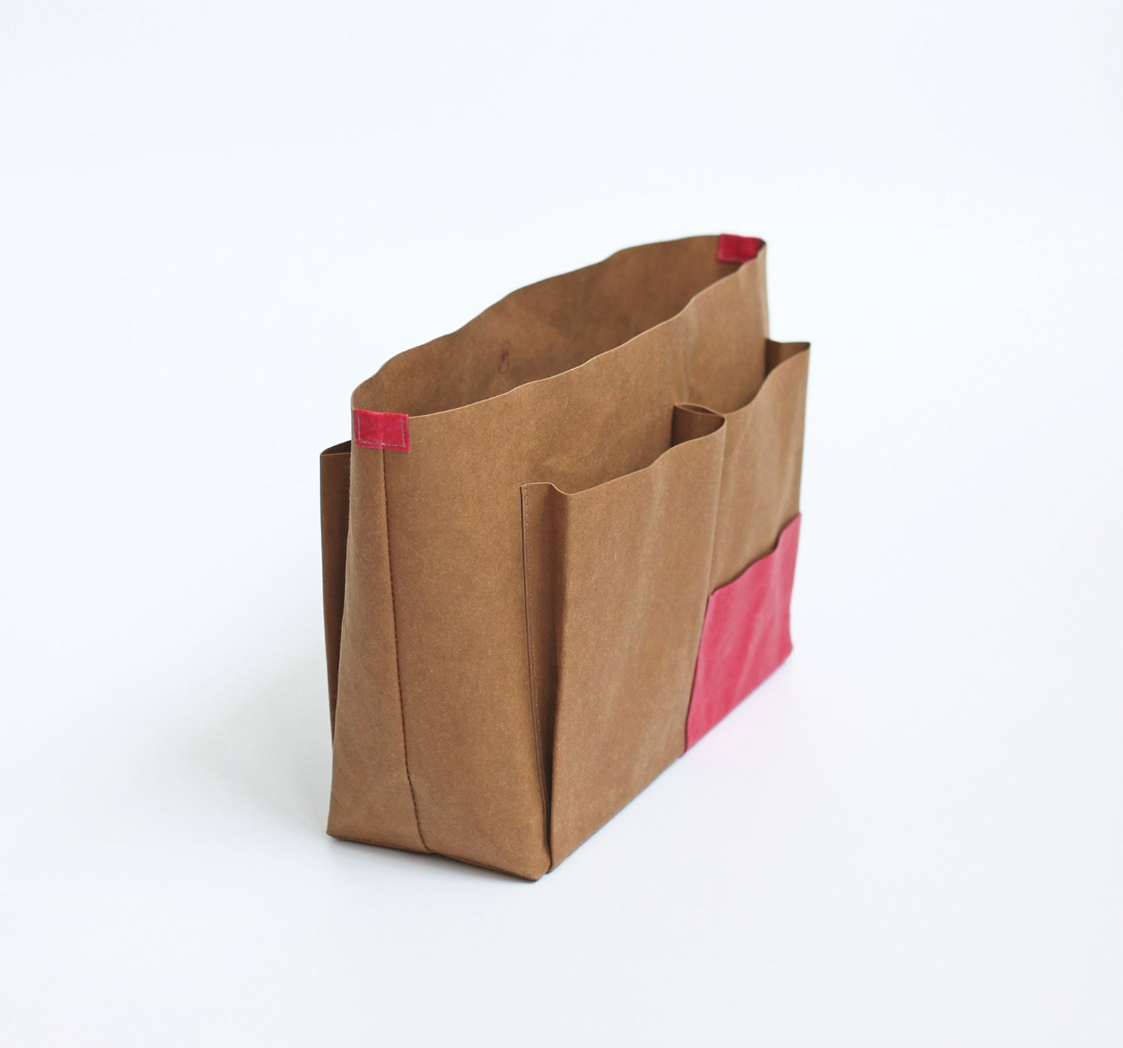 Minimalist Washable Paper Bag Organizer Insert Lightweight Etsy