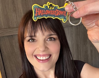 Halloweentown Book Logo Keychain by Kimberly J. Brown