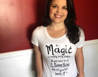 La magie est vraiment simple Halloweentown Graphic Tee T-Shirt