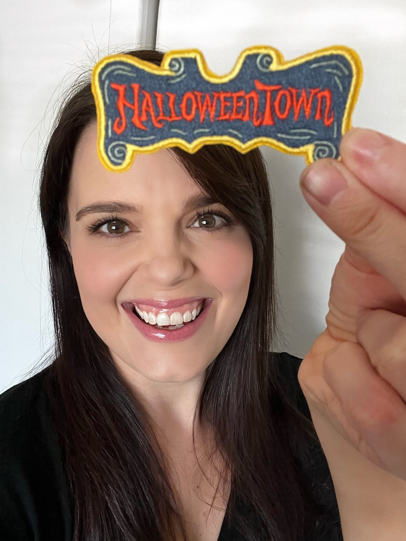 Halloweentown logo Iron-on Patch image 1