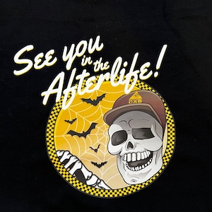 Halloweentown Benny Graphic Unisex Tee "See You In the Afterlife" Quote