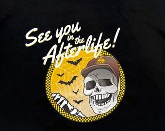 Halloweentown Benny Graphic Unisex Tee "See You In the Afterlife" Quote