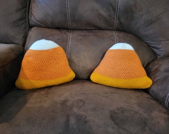 Candy Corn Couch Pillows