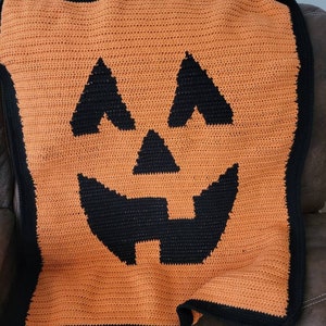 Jack-O-Lantern Throw Blanket