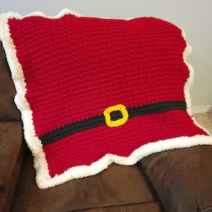 Coperta con cintura di Babbo Natale