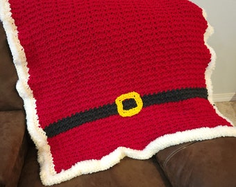Santa&#39;s Belt Blanket