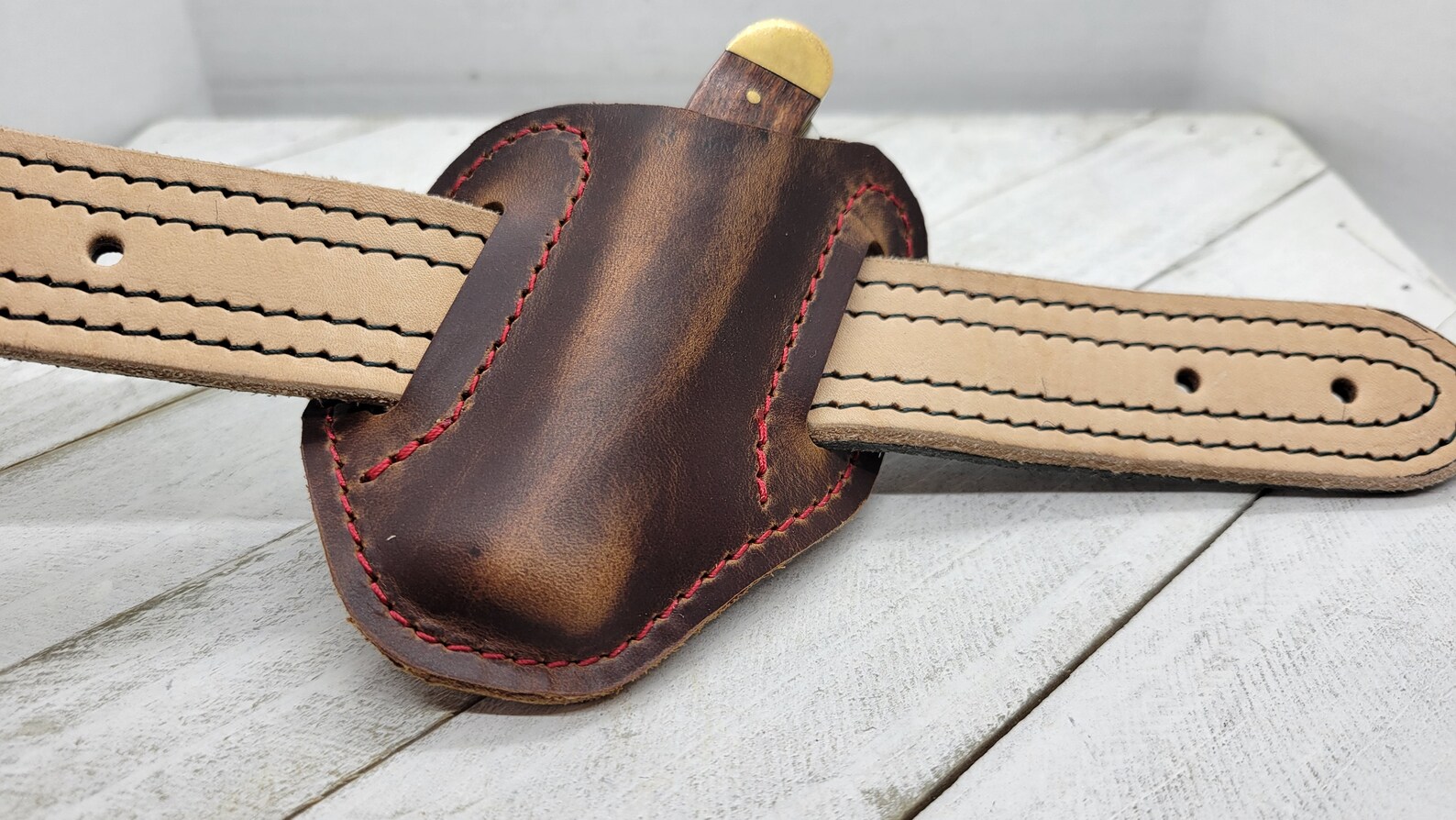 Knife Sheath Leather Knife Scabbard Pancake Knife Sheath Etsy