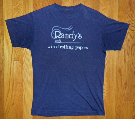 Vintage Randys Rolling Papers Shirt Tops Cigarett… - image 2