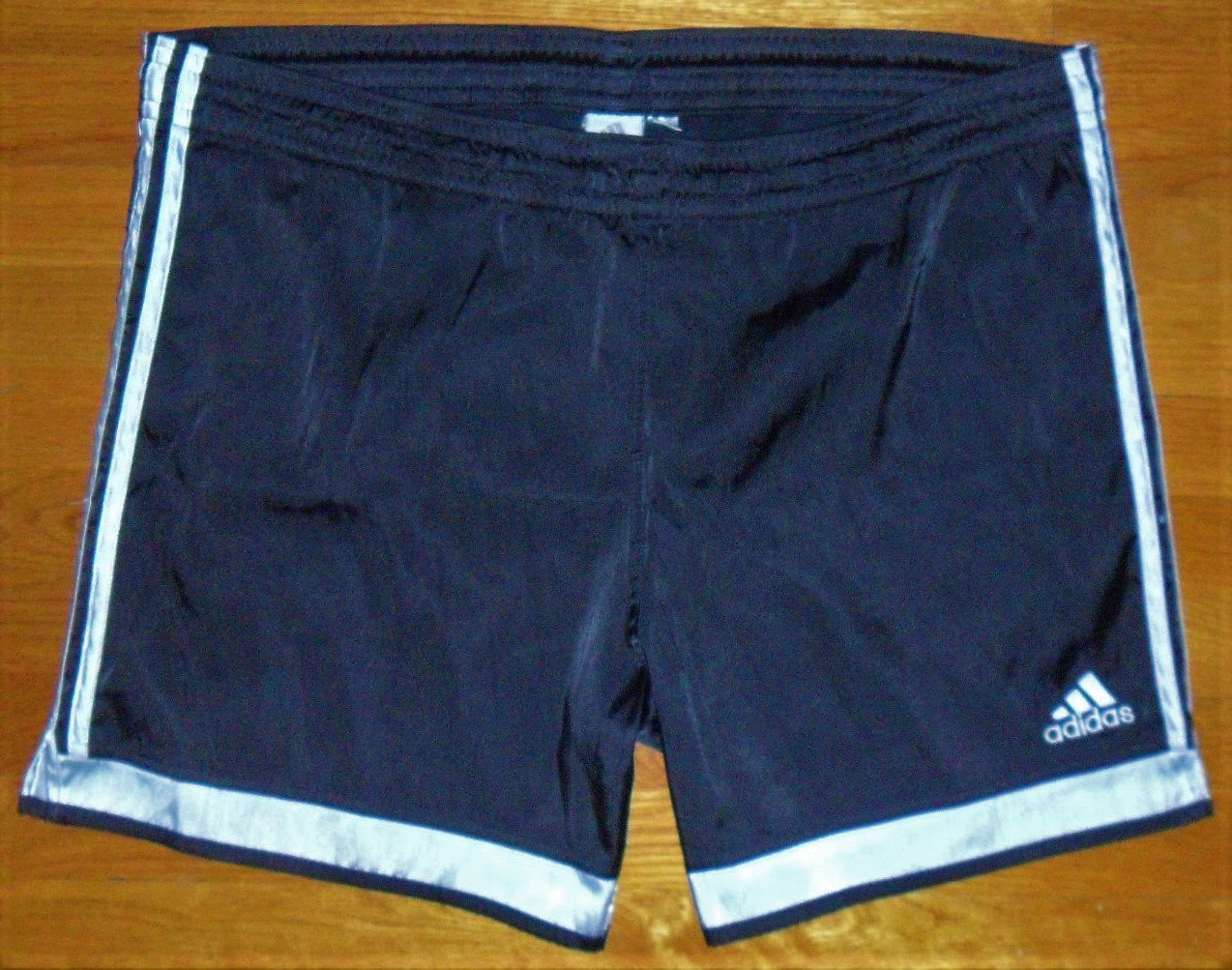 eksil Metafor Rough sleep Vintage Adidas Soccer Shorts XL Black White Climalite Spezial - Etsy