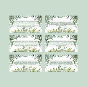 Biblical Prayer Cards Set – Inspirational Scripture Cards for Daily Devotion