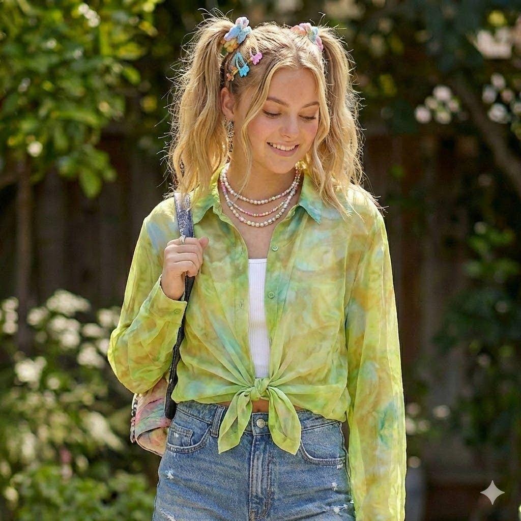 トップス y2k h.jelly lace-up blouse rose print Women Y2k Lace Halter Neck Crop Tops Sexy See Through Going Out