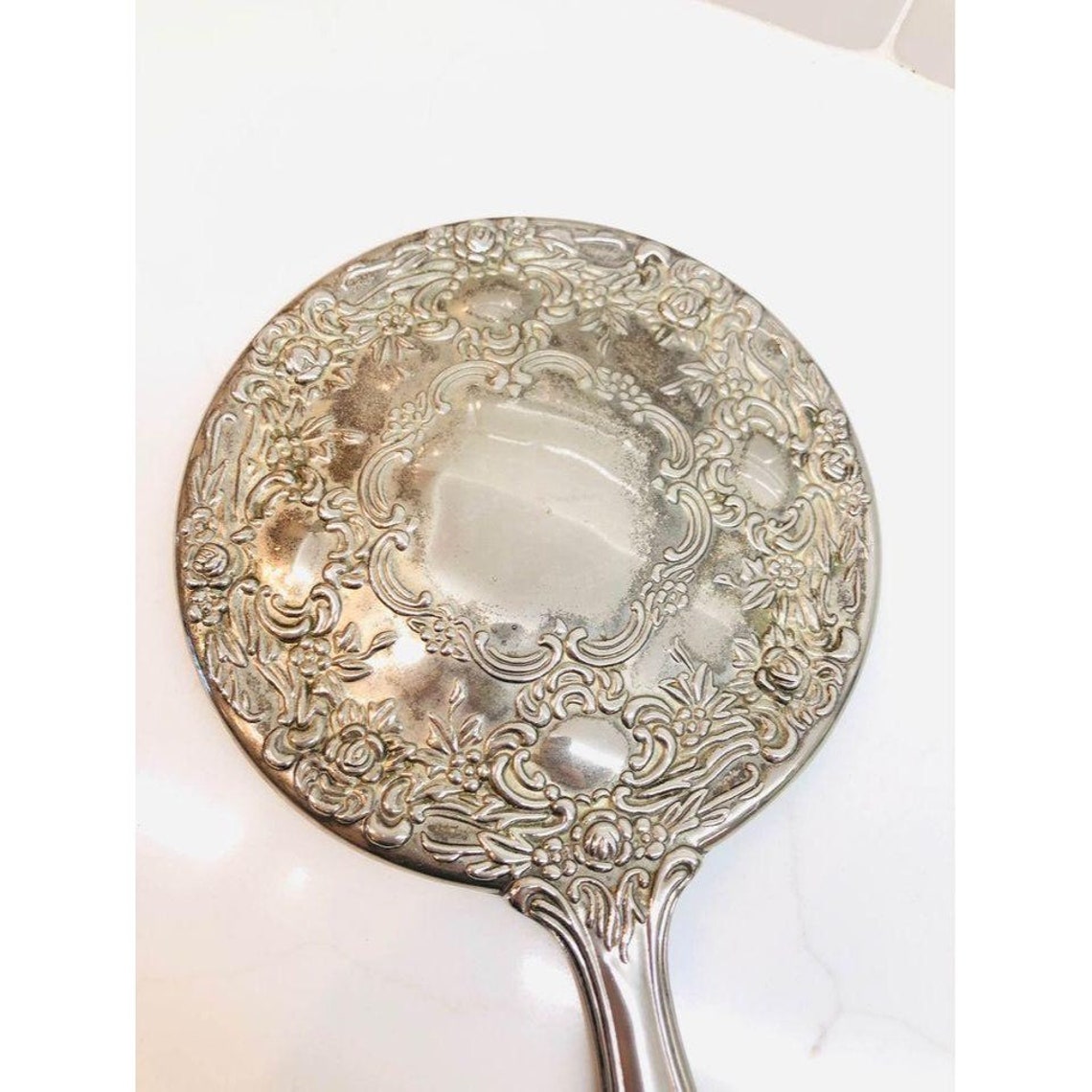 Vintage Vanity Hand Mirror Etsy