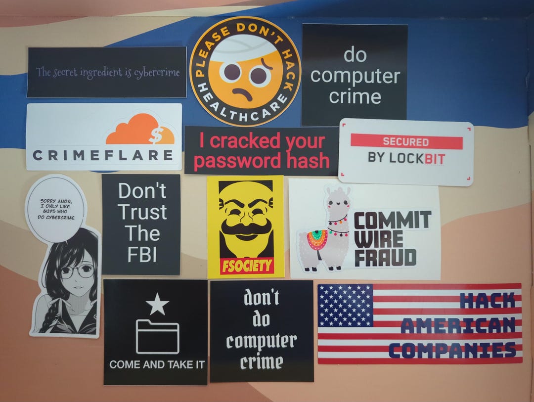 Cybersecurity Sticker Pack - Hacking, Infosec Decals (13pcs) - Etsy