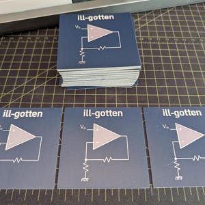 Divertenti adesivi con schemi elettrici per ingegneri