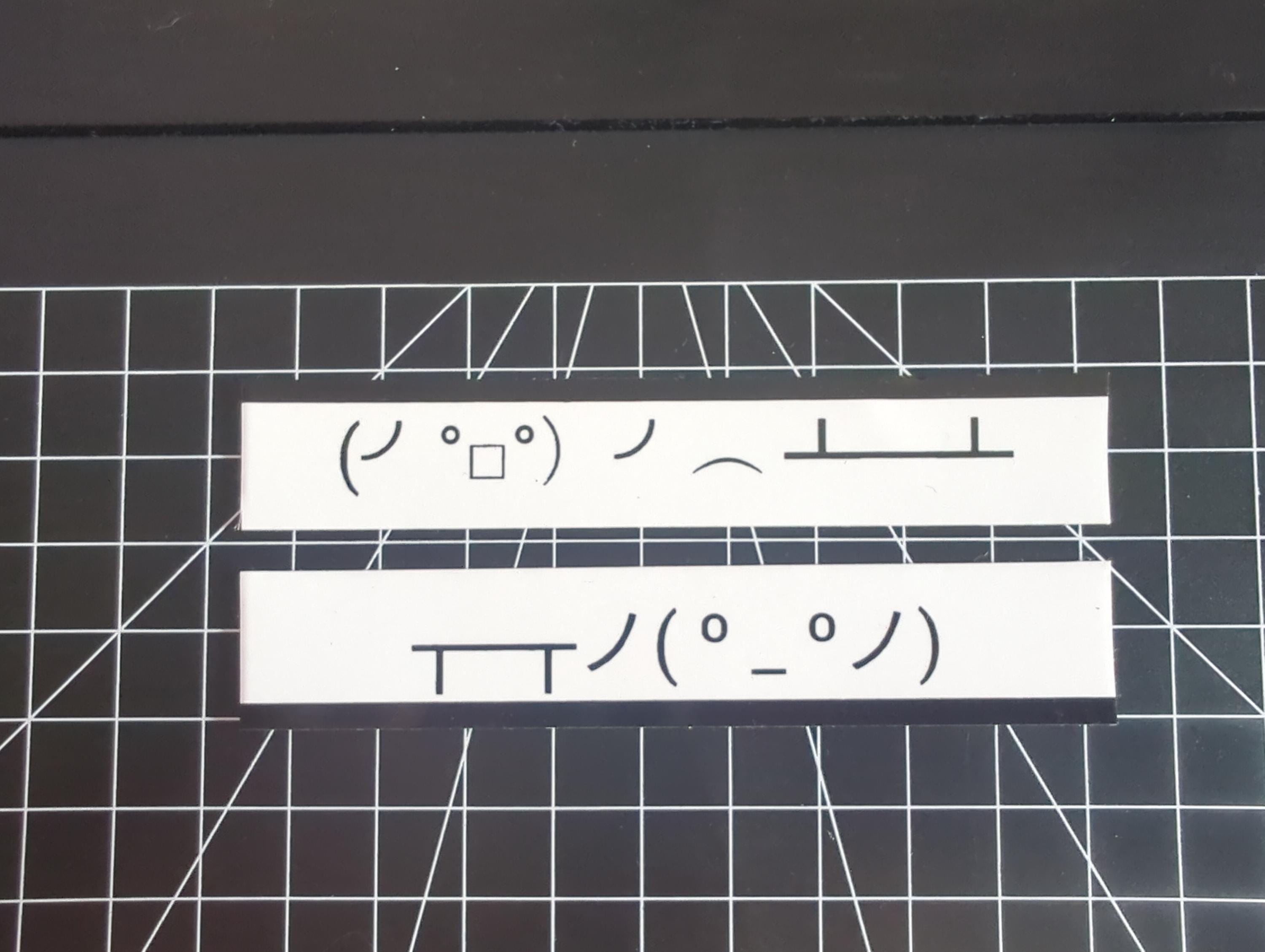 Table Flipper ASCII Stickers - Etsy