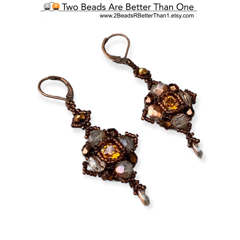 Crowns of Ararat Earrings and Bracelet e-Pattern PDF download image 7