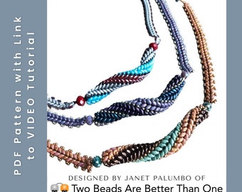 SuperDuo Twist Necklace e-Pattern