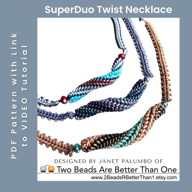 SuperDuo Twist Necklace e-Pattern image 1