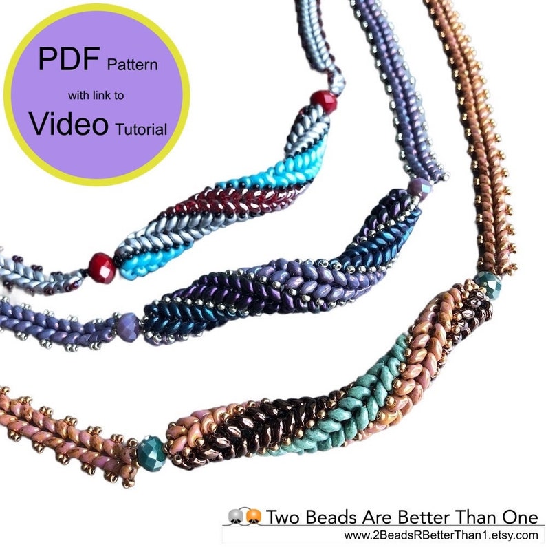 SuperDuo Twist Necklace e-Pattern image 3