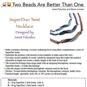 SuperDuo Twist Necklace e-Pattern image 8