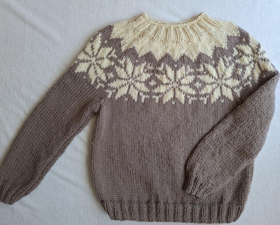 Pull islandais, Pull en laine, Feutres de laine Swater, Pull