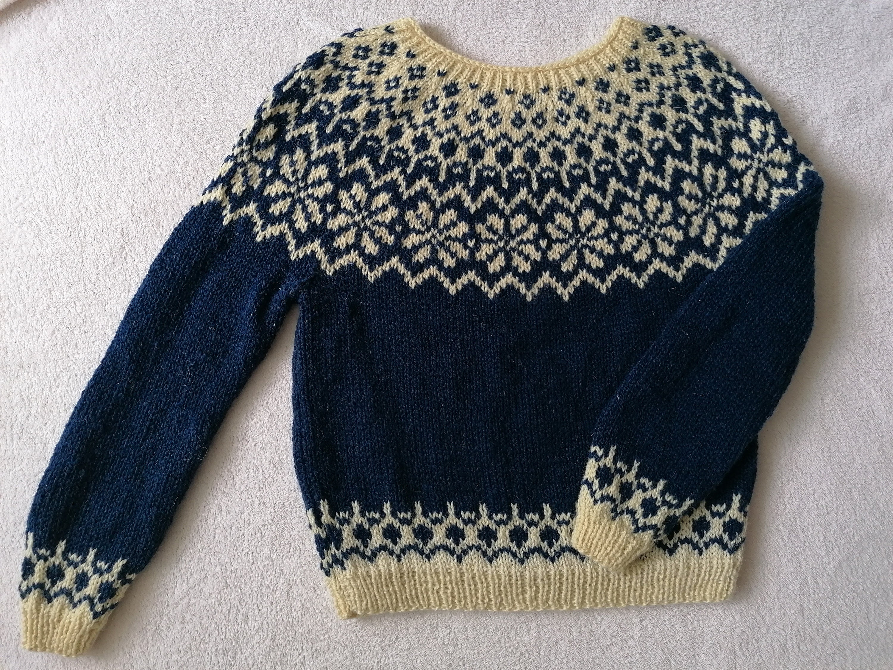 Iceland wool sweater - Etsy 日本