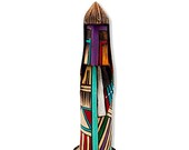 6 Inch Authentic Long Hair Kachina Doll, Genuine Navajo Native American Tribe Handmade, Artist Signed, Southwestern Collectible Figurine