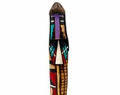 7 Inch Authentic Long Hair Kachina Doll, Genuine Navajo Native American Tribe Handmade, Artist Signed, Southwestern Collectible Figurine
