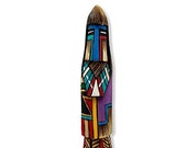 7 Inch Authentic Long Hair Kachina Doll, Navajo Native American Tribe Handmade, Artist Signed, Southwestern Collectible Figurine