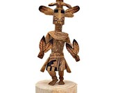 6 Inch Authentic Morning Singer Kachina Doll by Robert Platero, Genuine Navajo Native American Tribe Handmade, Artist Signed, Southwestern