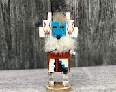 5 Inch Authentic First Mesa Kachina Doll, Miniature, Navajo Native American Tribe Handmade, Artist Signed, Southwestern Collectible Figurine